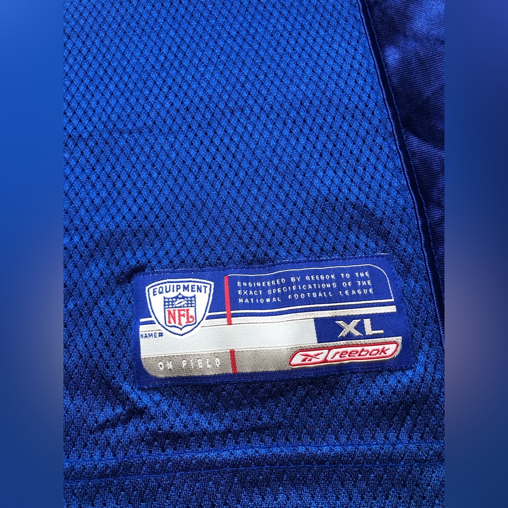 Vintage Reebok New York Giants Tiki Barber #21 NFL On-Field Jersey Men's Size XL - Picture 3 of 11
